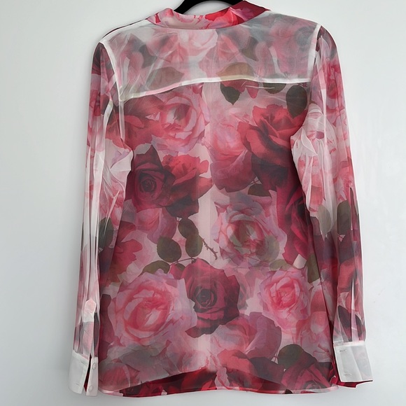 Guess Sheer Blouse - Size Medium - Picture 4 of 4